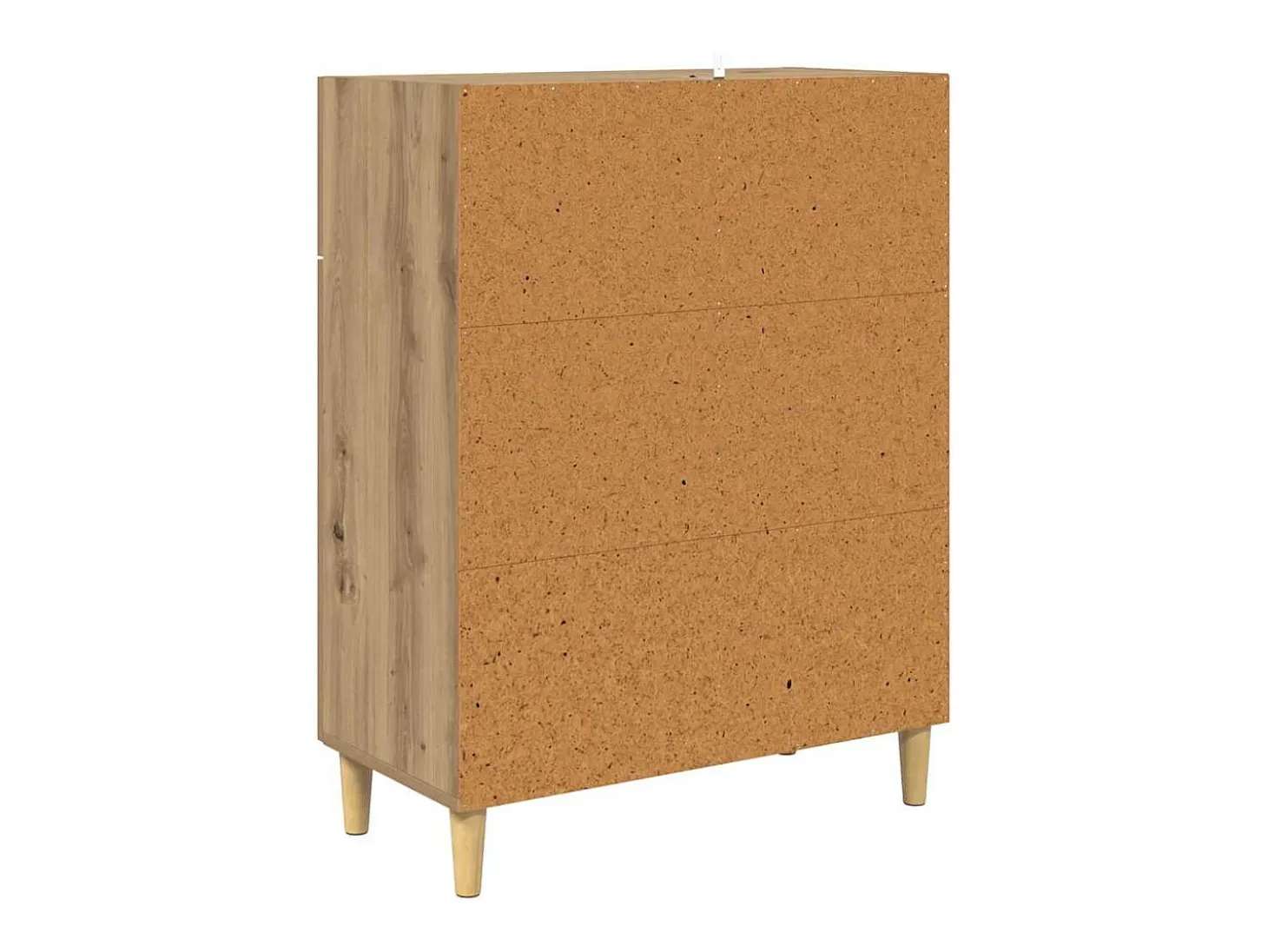 Vitrina Roble artisan 34 x 69.5 x 89 cm Madera contrachapada