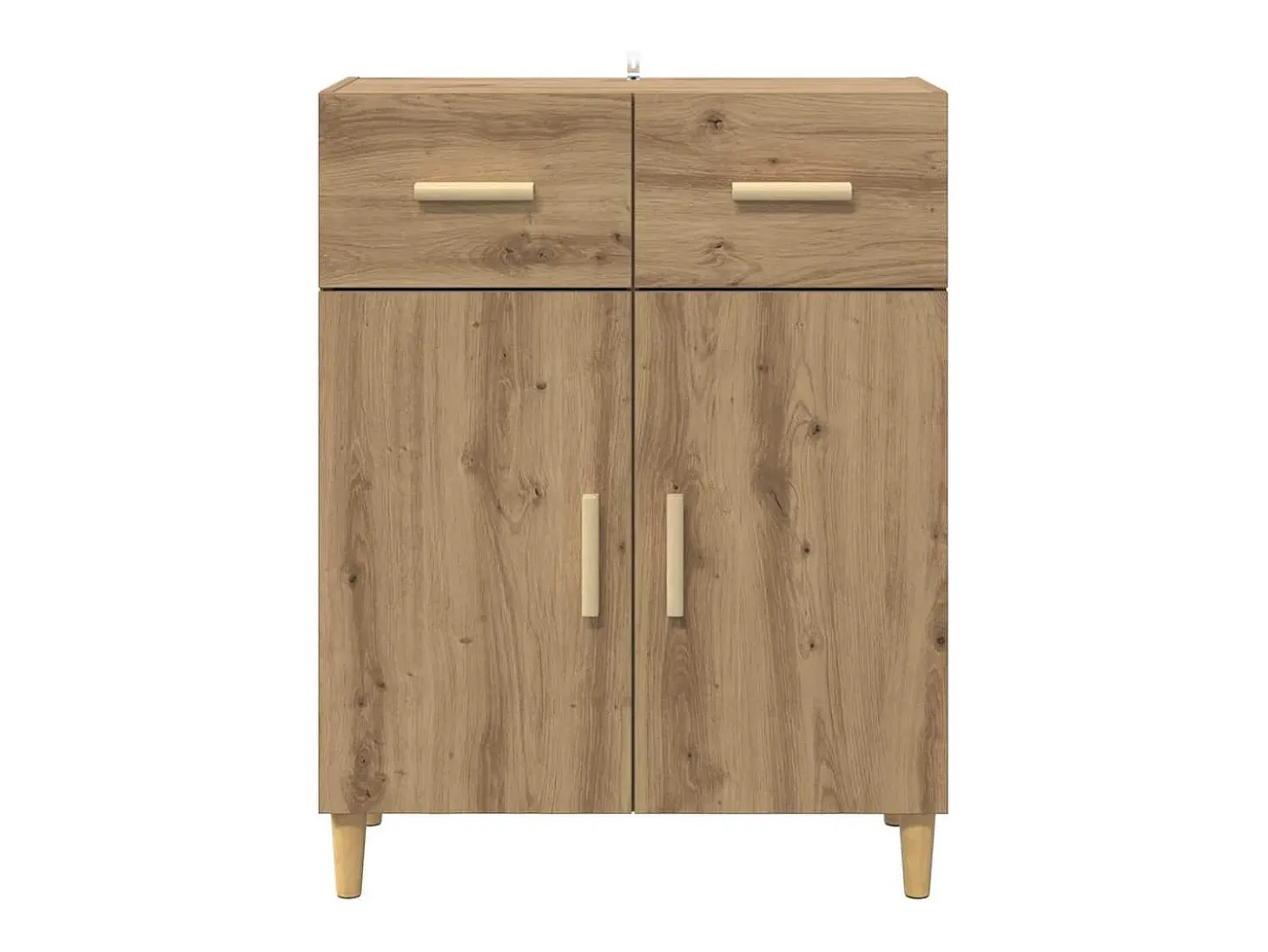 Vitrina Roble artisan 34 x 69.5 x 89 cm Madera contrachapada