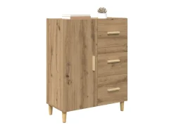 Vitrina Roble artisan 34 x 69.5 x 90 cm Madera contrachapada
