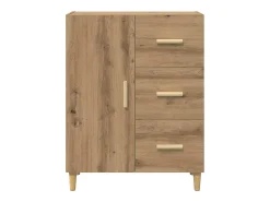 Vitrina Roble artisan 34 x 69.5 x 90 cm Madera contrachapada