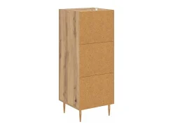 Vitrina Roble artisan 34 x 34.5 x 90 cm Madera contrachapada