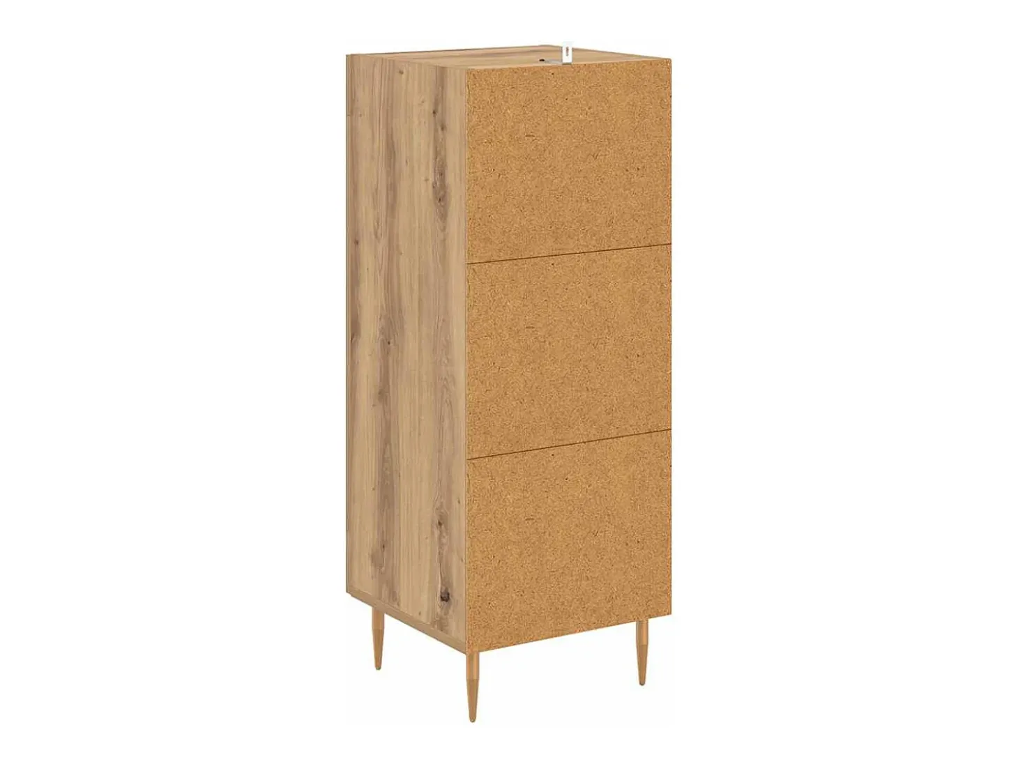 Vitrina Roble artisan 34 x 34.5 x 90 cm Madera contrachapada