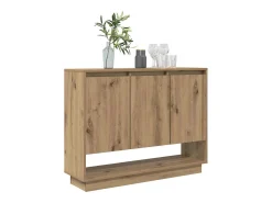 Vitrina Roble artisan 97 x 29 x 75 cm Madera contrachapada