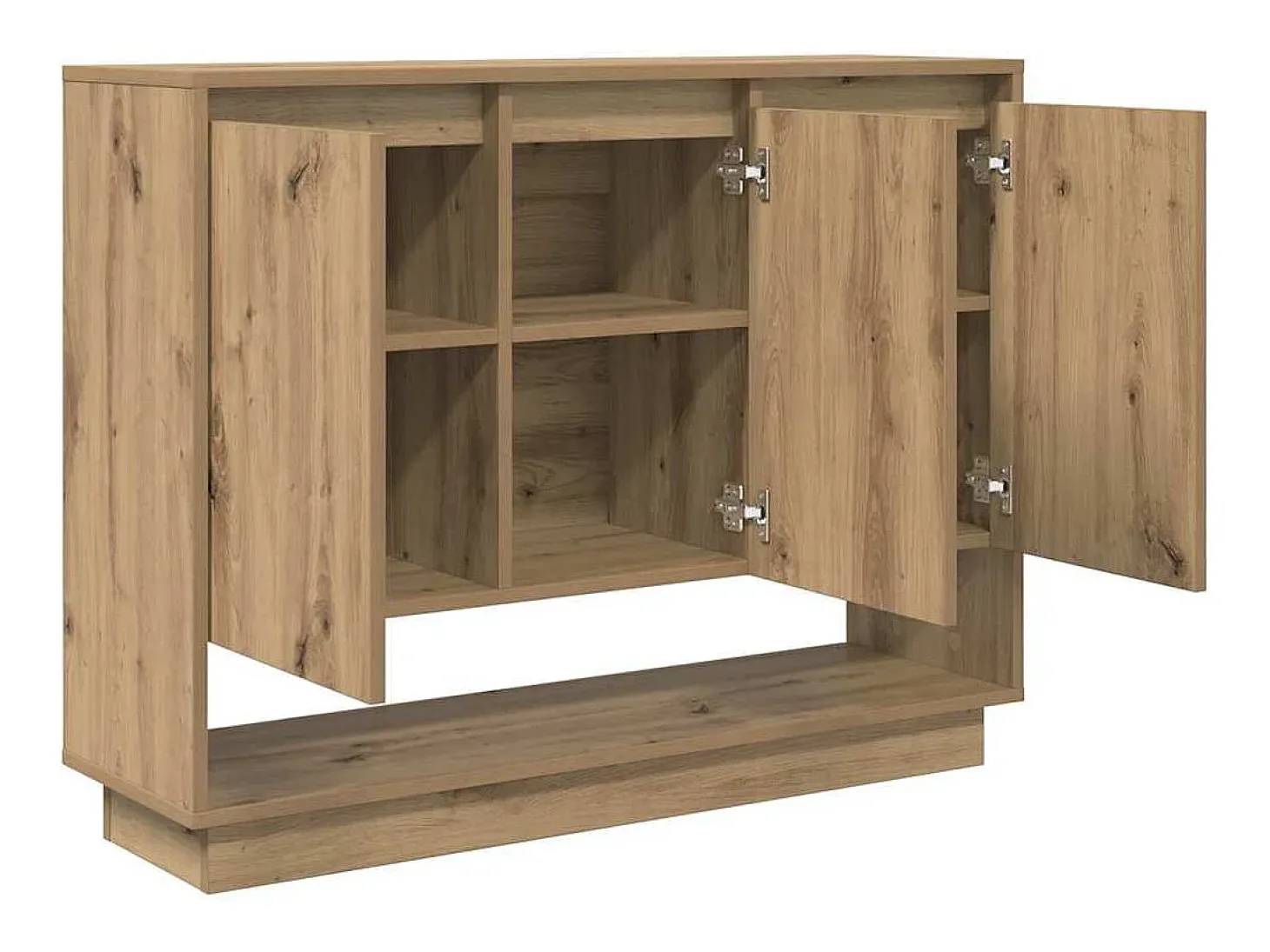 Vitrina Roble artisan 97 x 29 x 75 cm Madera contrachapada