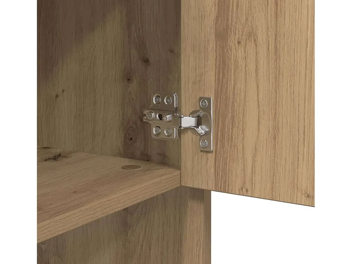 Vitrina Roble artisan 97 x 29 x 75 cm Madera contrachapada