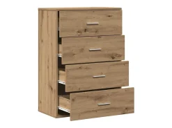 Vitrina Roble artisan 60 x 31 x 84 cm Madera contrachapada