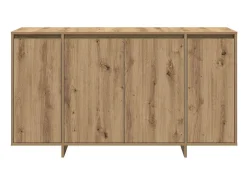 Vitrina Roble artisan 135 x 41 x 69 cm Madera contrachapada