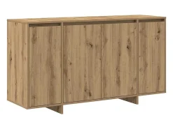 Vitrina Roble artisan 135 x 41 x 69 cm Madera contrachapada