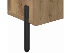 Vitrina Roble artisan 90 x 34 x 80 cm Madera contrachapada