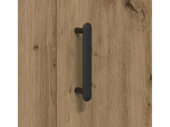 Vitrina Roble artisan 90 x 34 x 80 cm Madera contrachapada