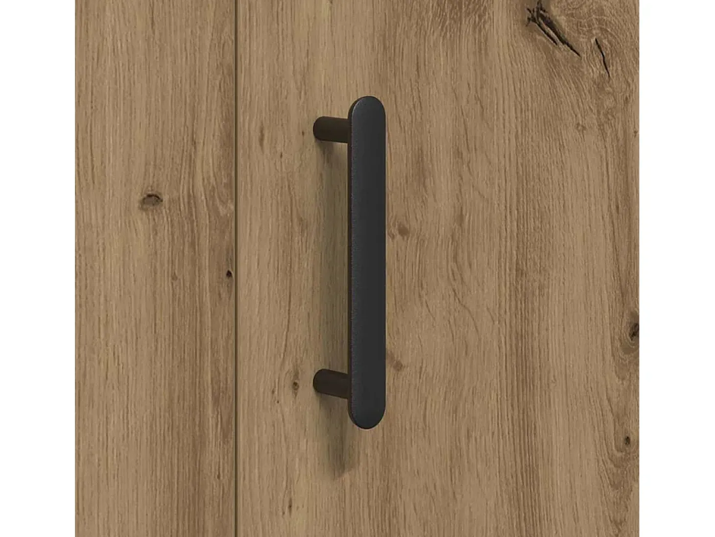 Vitrina Roble artisan 90 x 34 x 80 cm Madera contrachapada