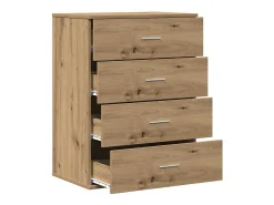 Vitrina Roble artisan 60 x 39 x 80 cm Madera contrachapada