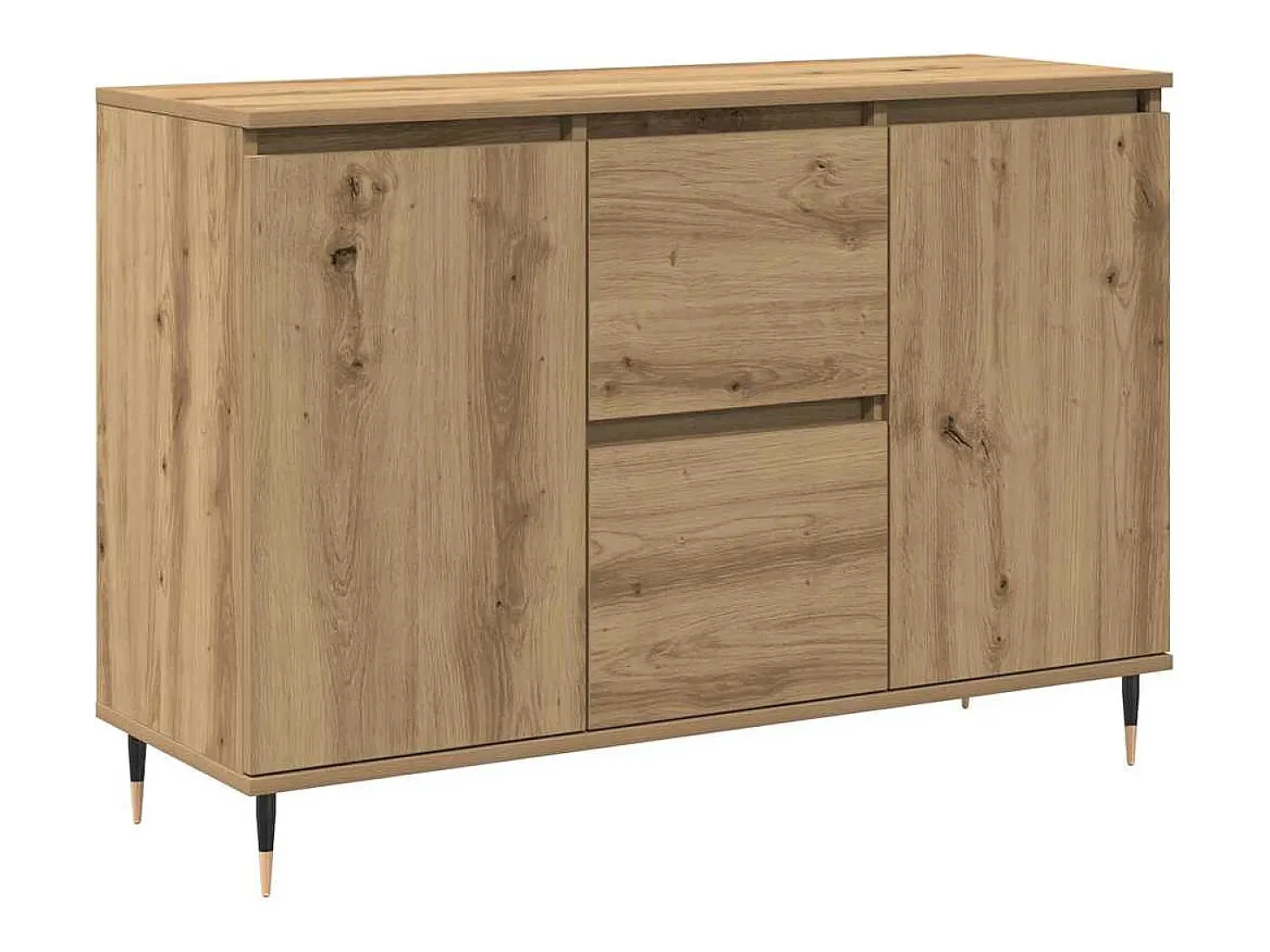 Vitrina Roble artisan 101.5 x 35 x 70 cm Madera contrachapada