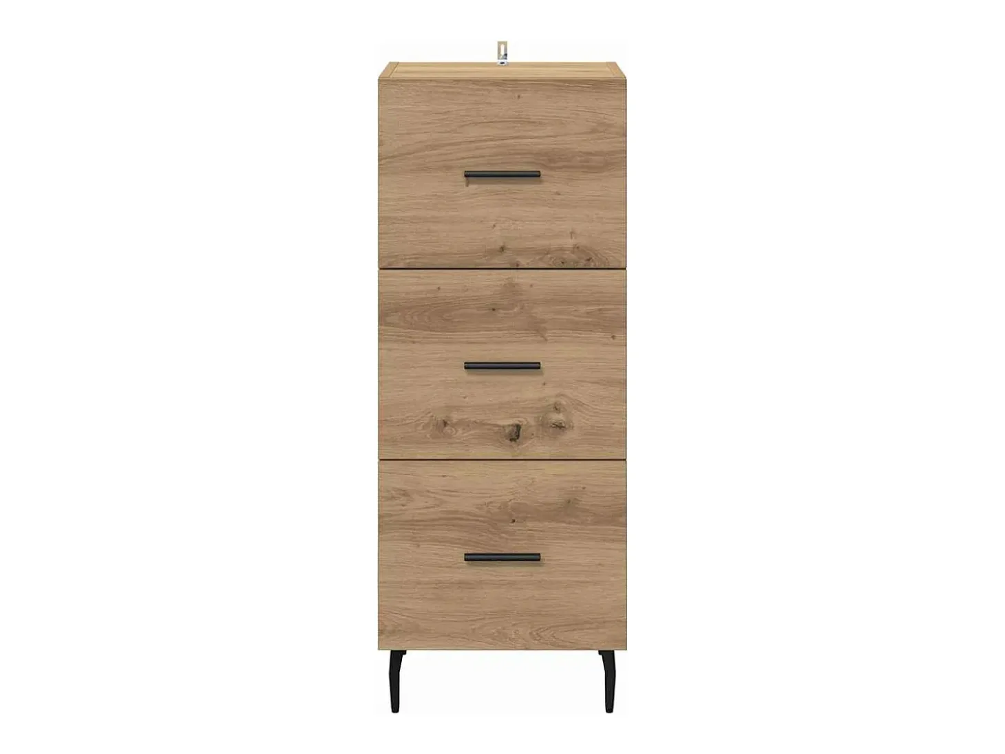 Vitrina Roble artisan 34 x 34.5 x 90 cm Madera contrachapada