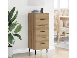 Vitrina Roble artisan 34 x 34.5 x 90 cm Madera contrachapada