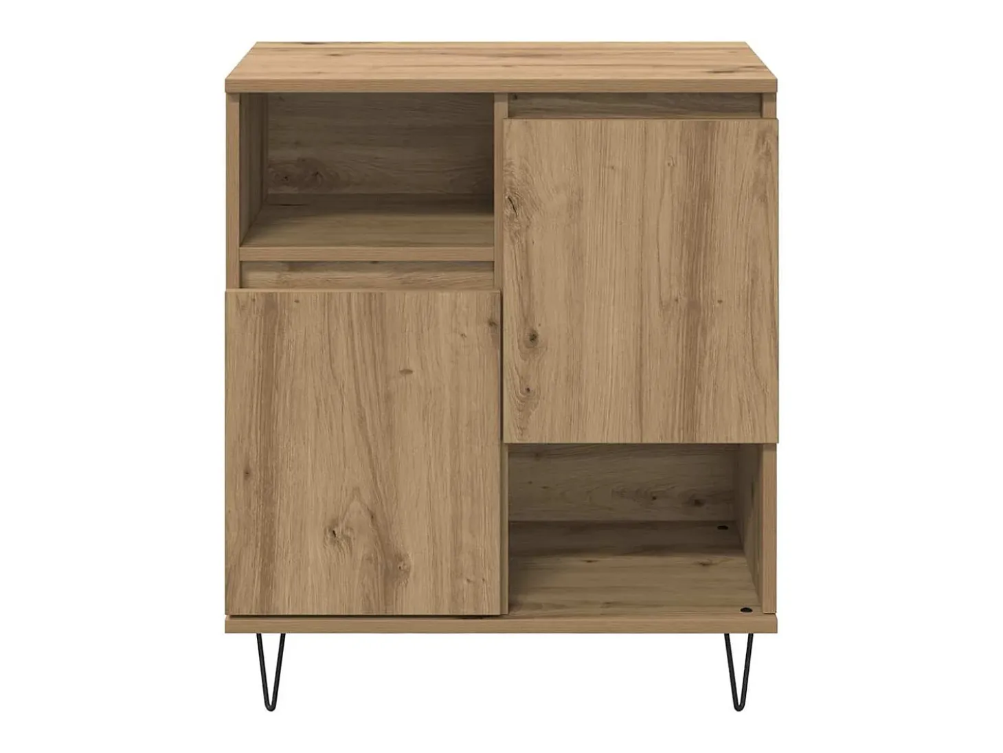Vitrina Roble artisan 60 x 35 x 70 cm Madera contrachapada