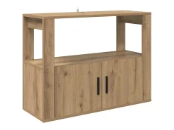 Vitrina Roble artisan 80 x 30 x 60 cm Madera contrachapada