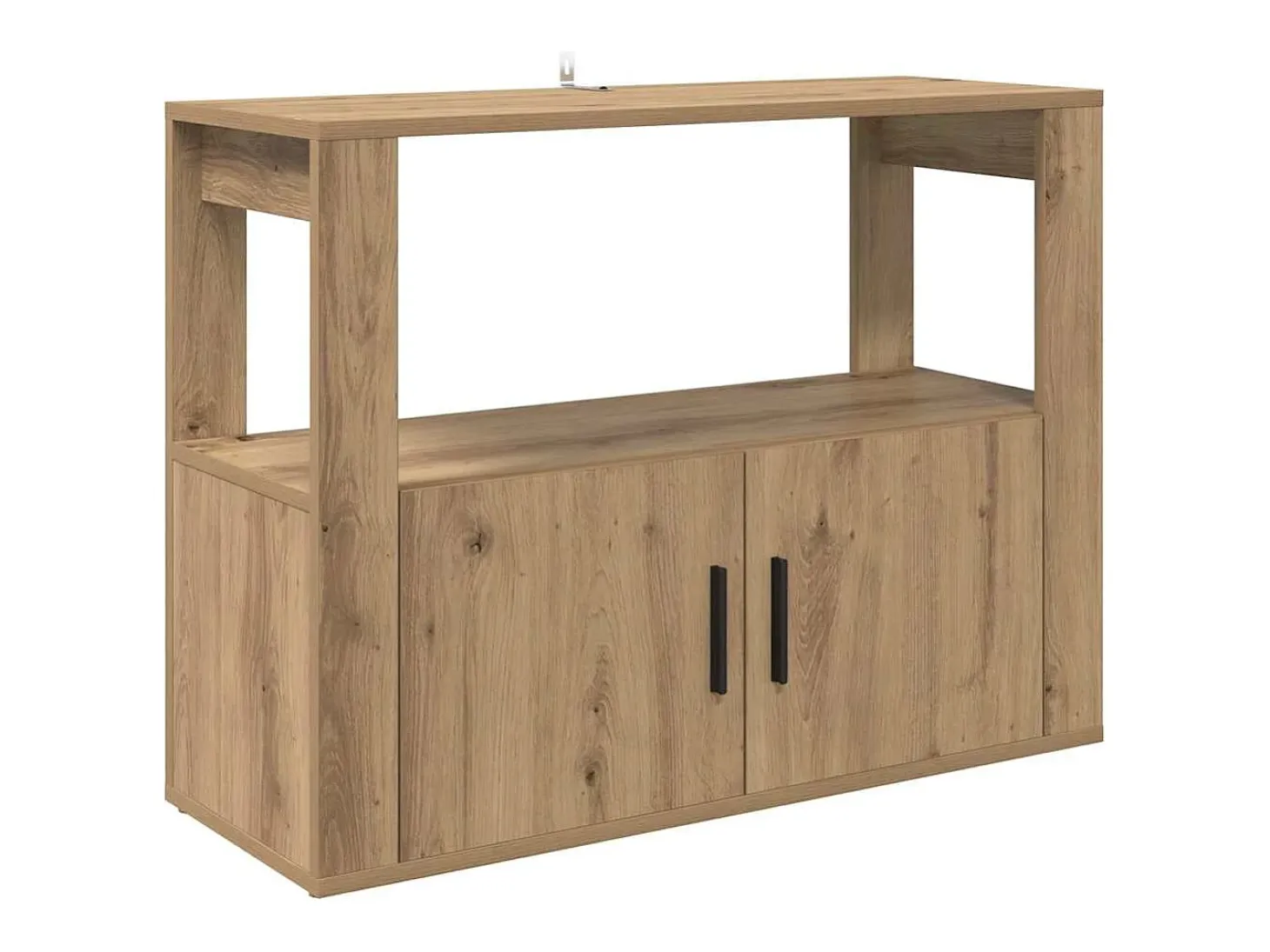 Vitrina Roble artisan 80 x 30 x 60 cm Madera contrachapada