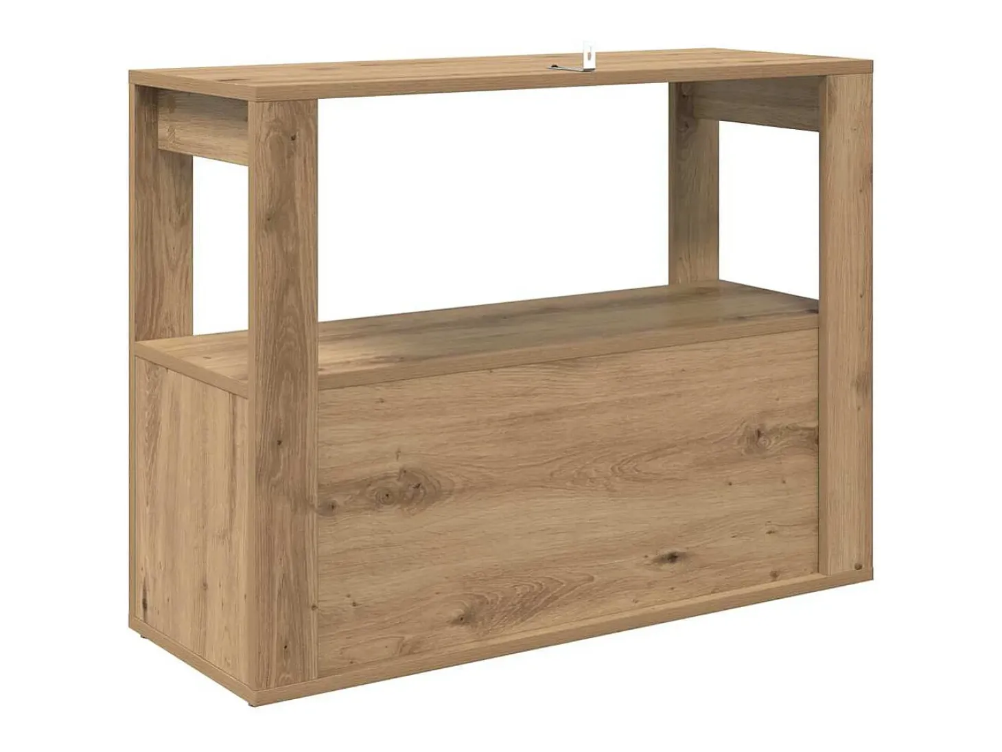 Vitrina Roble artisan 80 x 30 x 60 cm Madera contrachapada