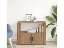 Vitrina Roble artisan 80 x 30 x 60 cm Madera contrachapada