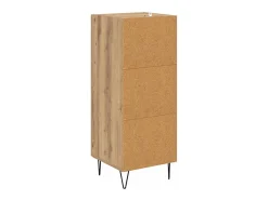 Vitrina Roble artisan 34 x 34.5 x 90 cm Madera contrachapada