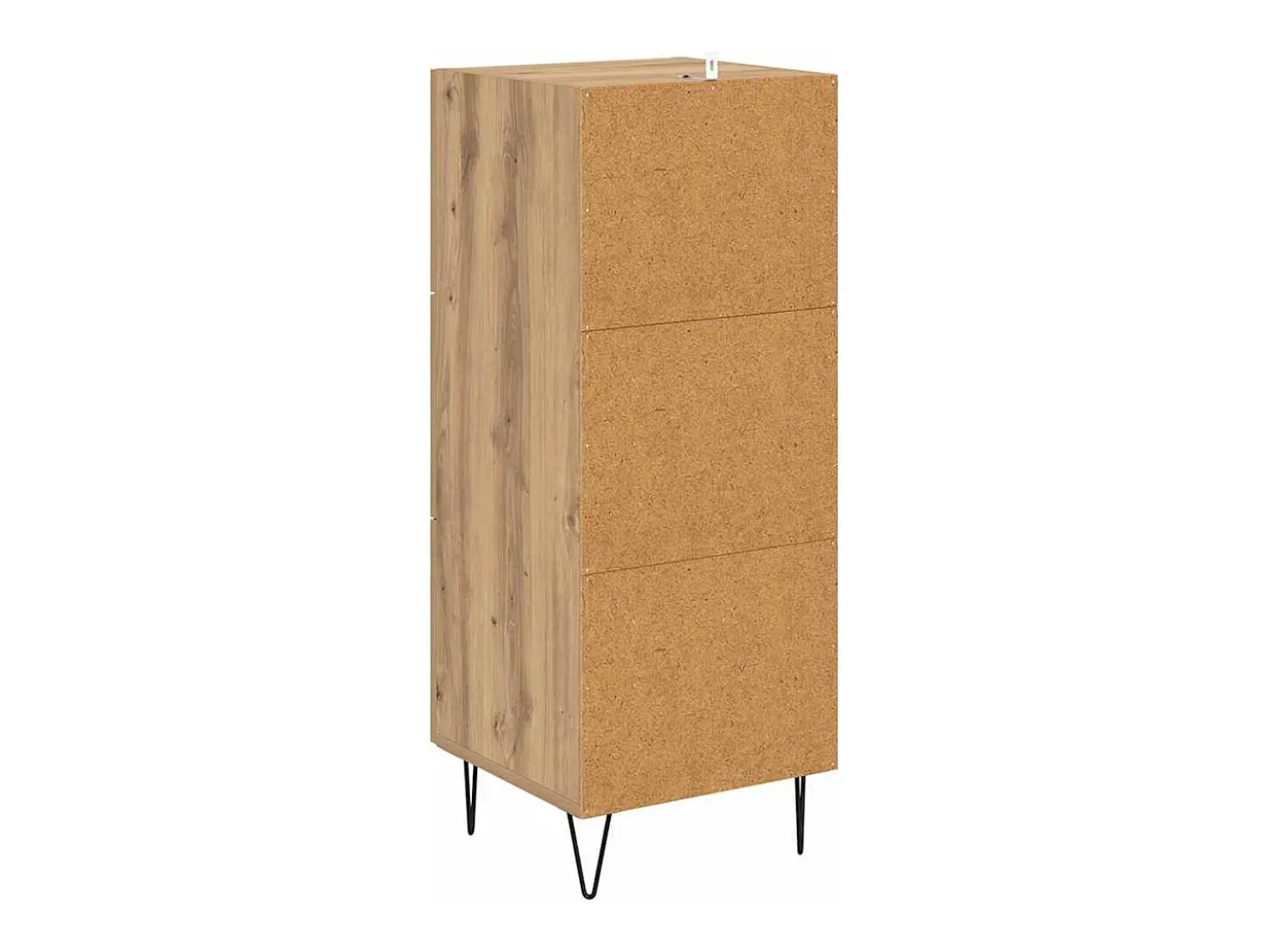 Vitrina Roble artisan 34 x 34.5 x 90 cm Madera contrachapada