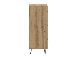 Vitrina Roble artisan 34 x 34.5 x 90 cm Madera contrachapada