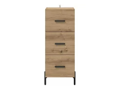 Vitrina Roble artisan 34 x 34.5 x 90 cm Madera contrachapada