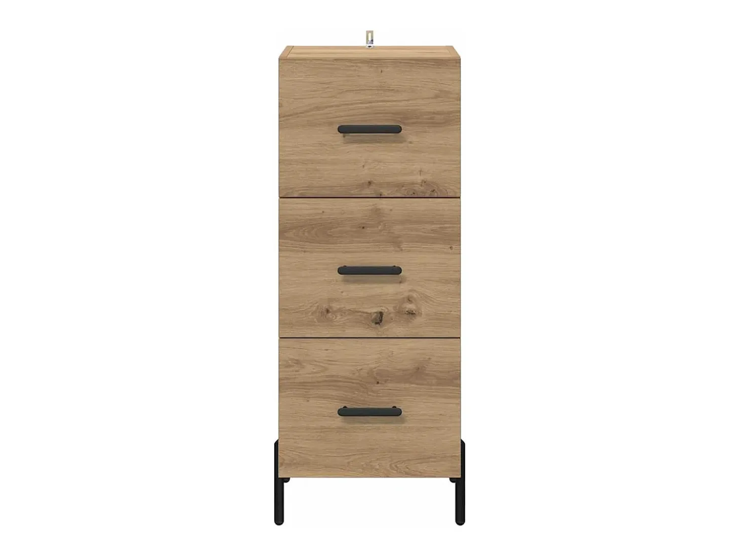 Vitrina Roble artisan 34 x 34.5 x 90 cm Madera contrachapada