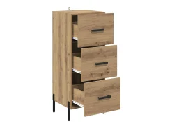 Vitrina Roble artisan 34 x 34.5 x 90 cm Madera contrachapada