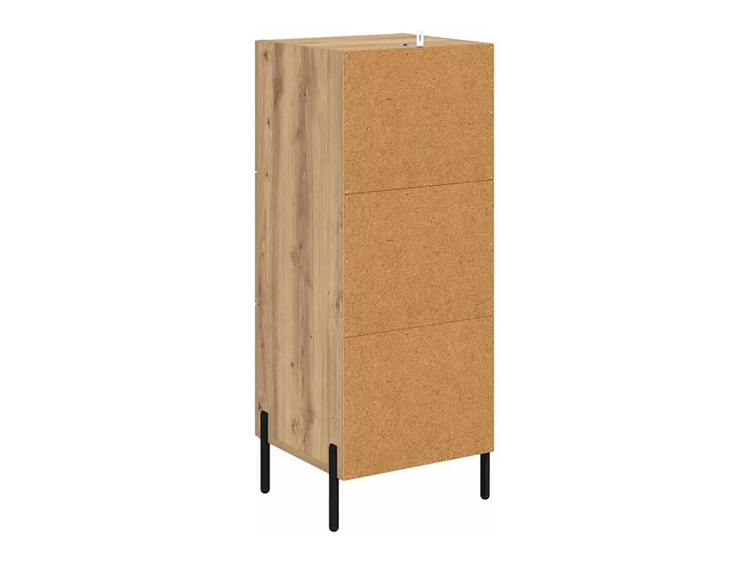 Vitrina Roble artisan 34 x 34.5 x 90 cm Madera contrachapada
