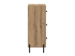 Vitrina Roble artisan 34 x 34.5 x 90 cm Madera contrachapada