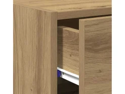 Vitrina Roble artisan 50 x 42.5 x 93 cm Madera contrachapada