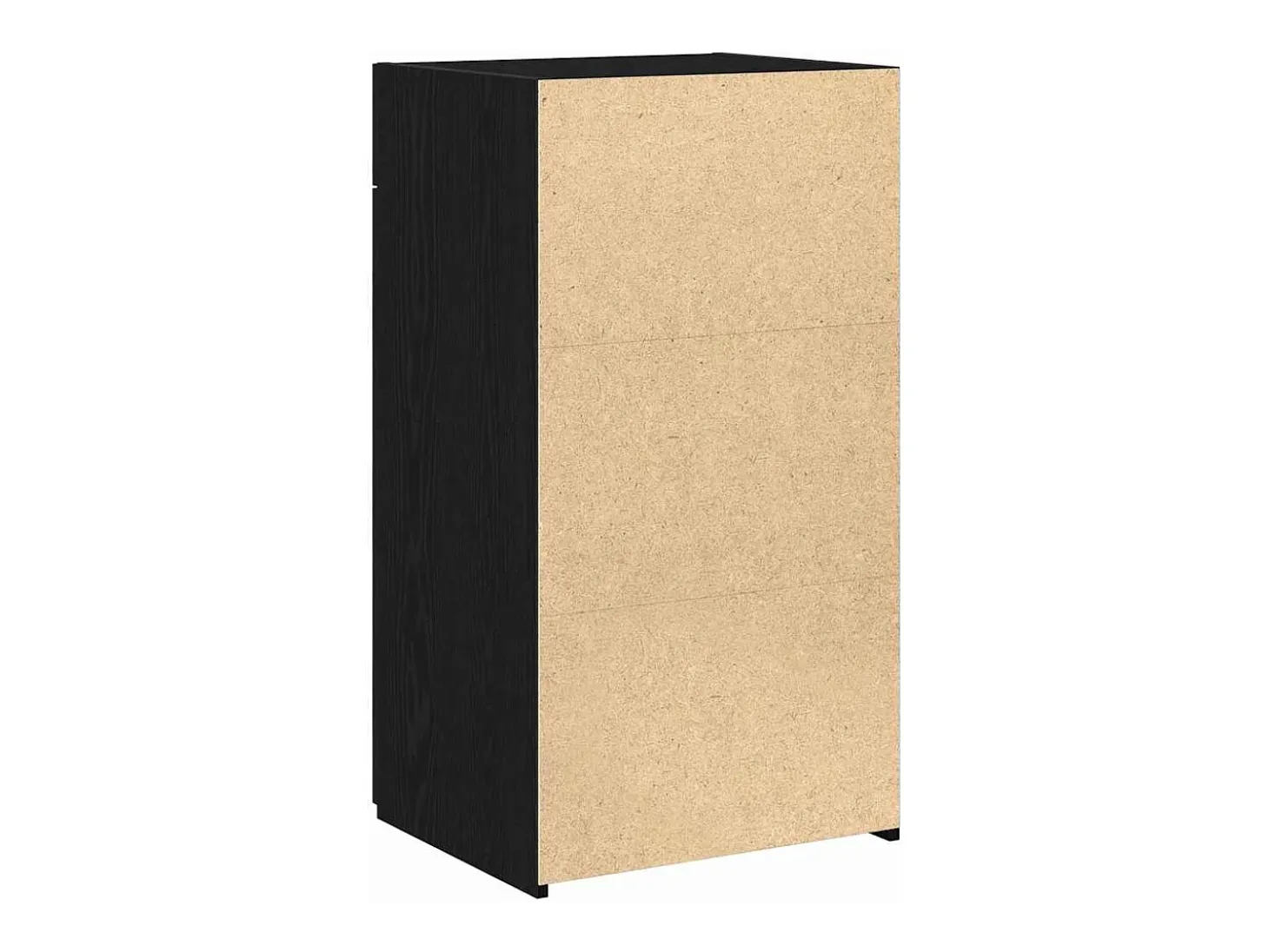 Vitrina Roble negro 50 x 42.5 x 93 cm Madera contrachapada