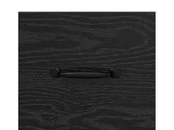 Vitrina Roble negro 34 x 34.5 x 90 cm Madera contrachapada