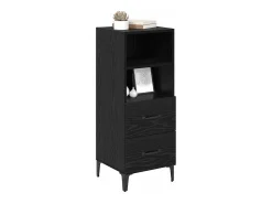 Vitrina Roble negro 34 x 34.5 x 90 cm Madera contrachapada