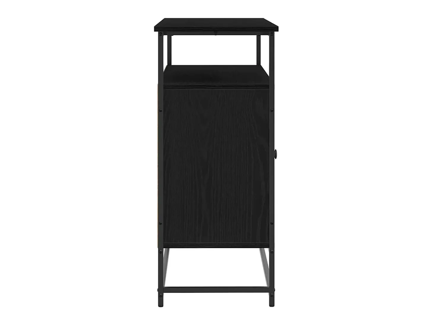 Vitrina Roble negro 100 x 35 x 80 cm Madera contrachapada
