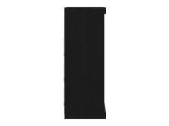 Vitrina Roble Negro 60.5 x 37 x 100 cm Madera contrachapada