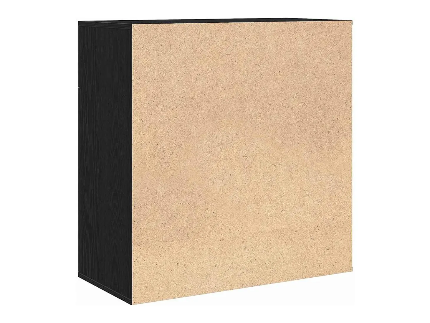 Vitrina Roble negro 79 x 38 x 80 cm Madera contrachapada