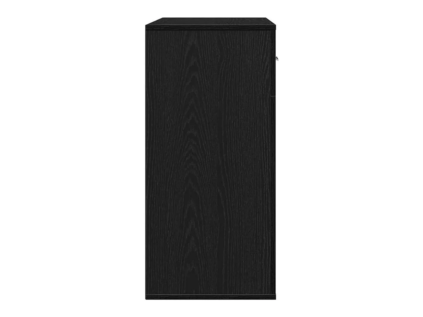 Vitrina Roble negro 79 x 38 x 80 cm Madera contrachapada