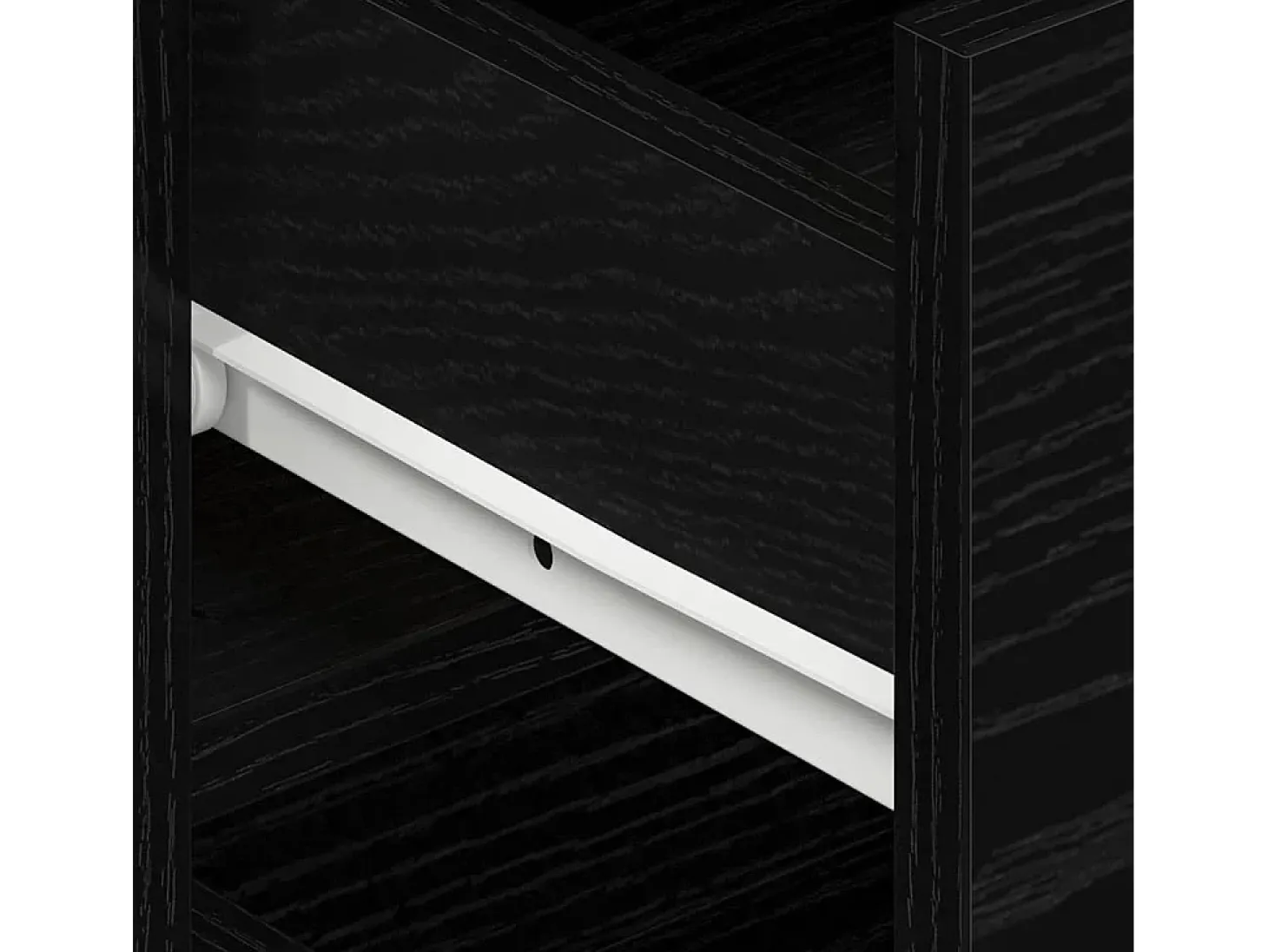 Vitrina Roble negro 120 x 36 x 69 cm Madera contrachapada