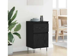 Vitrina Roble negro 35 x 40 x 70 cm Madera contrachapada