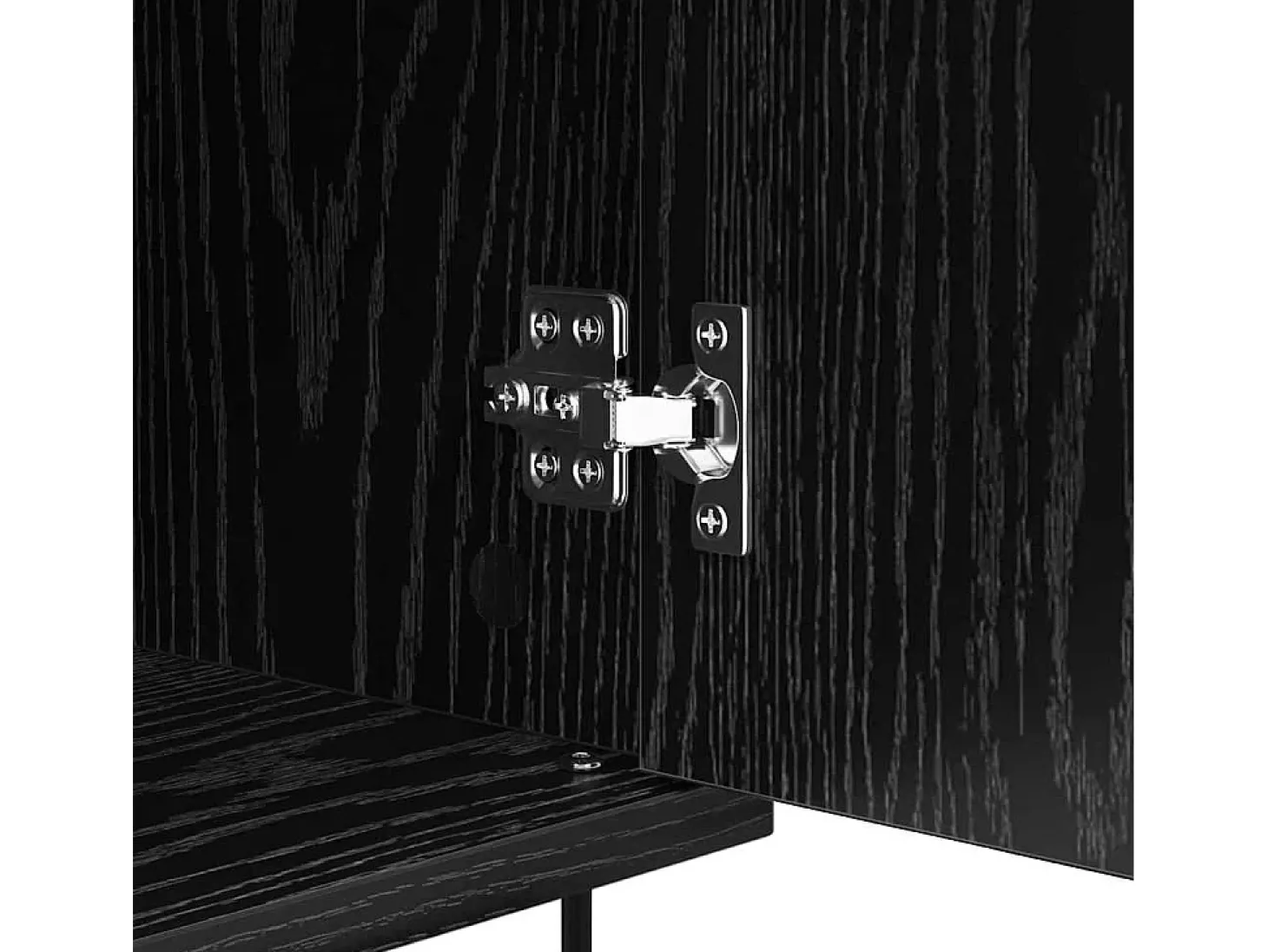 Vitrina Roble negro 35 x 40 x 70 cm Madera contrachapada