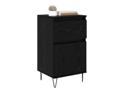 Vitrina Roble negro 35 x 40 x 70 cm Madera contrachapada