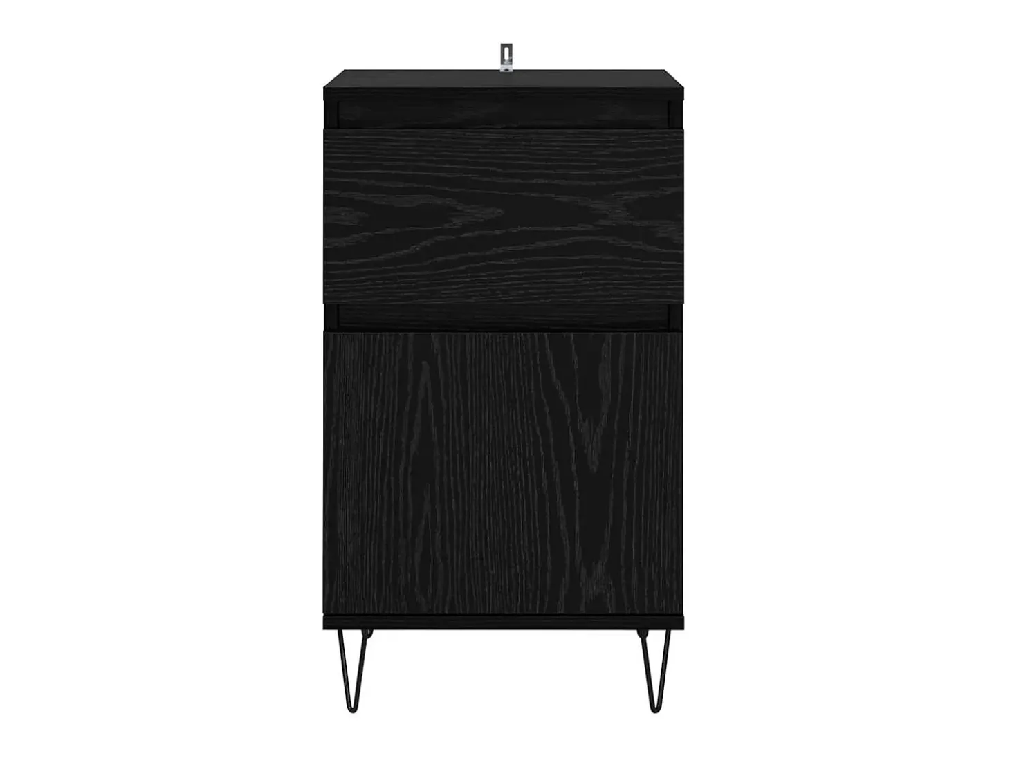 Vitrina Roble negro 35 x 40 x 70 cm Madera contrachapada