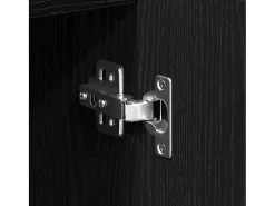 Vitrina Roble negro 90 x 34 x 80 cm Madera contrachapada
