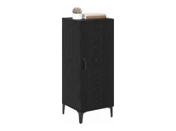 Vitrina Roble negro 34.5 x 34 x 90 cm Madera contrachapada