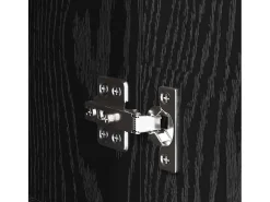 Vitrina Roble negro 34.5 x 34 x 90 cm Madera contrachapada