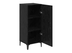 Vitrina Roble negro 34.5 x 34 x 90 cm Madera contrachapada