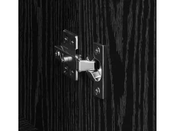 Vitrina Roble negro 60 x 35 x 70 cm Madera contrachapada